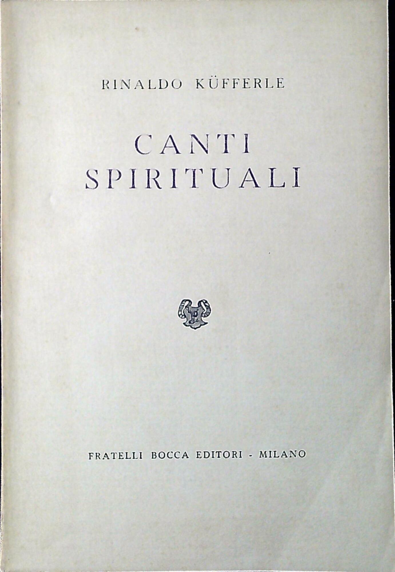Canti spirituali