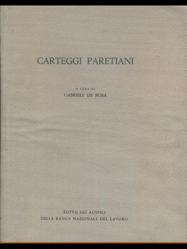 Carteggi Paretiani