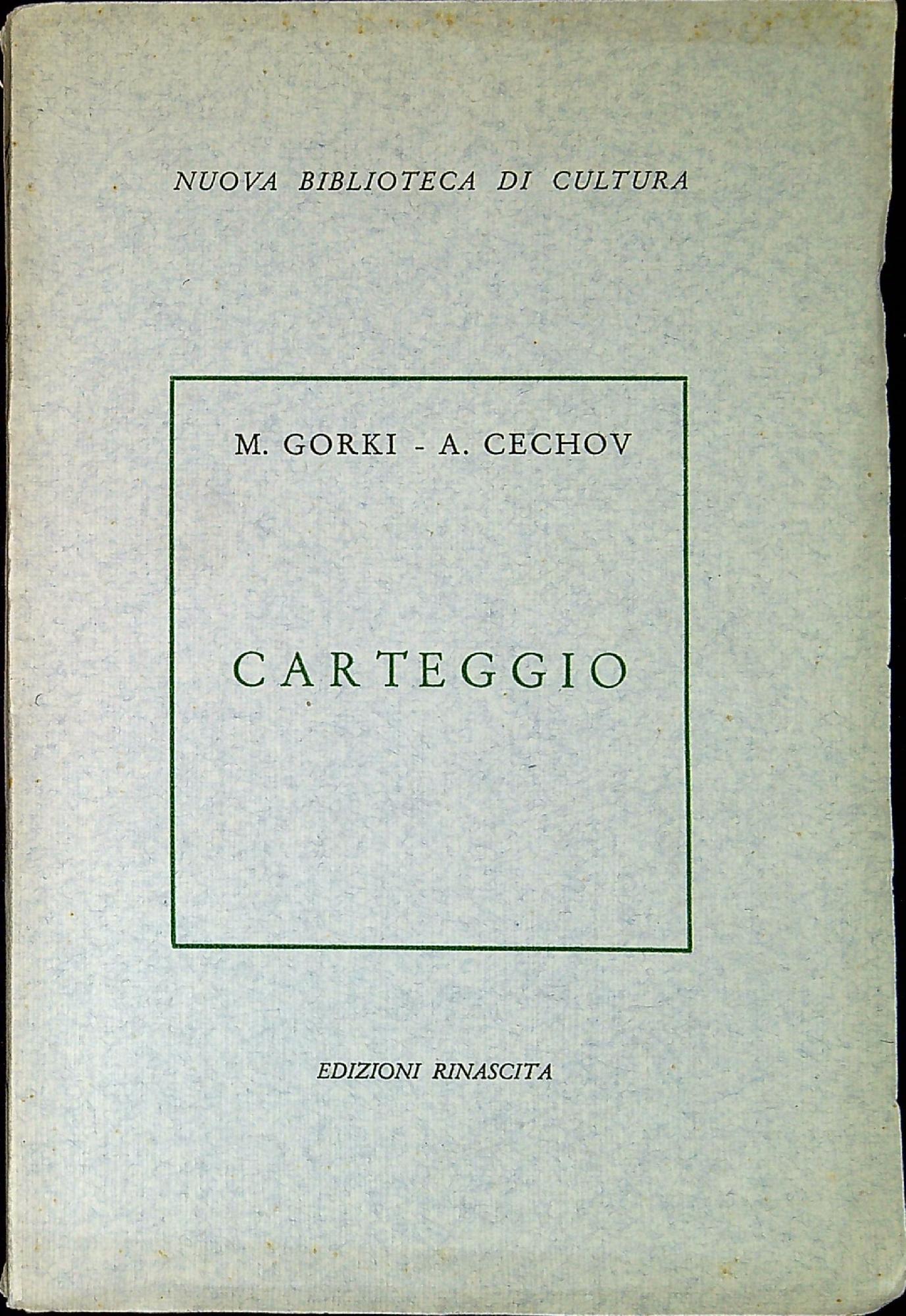 Carteggio, articoli e giudizi