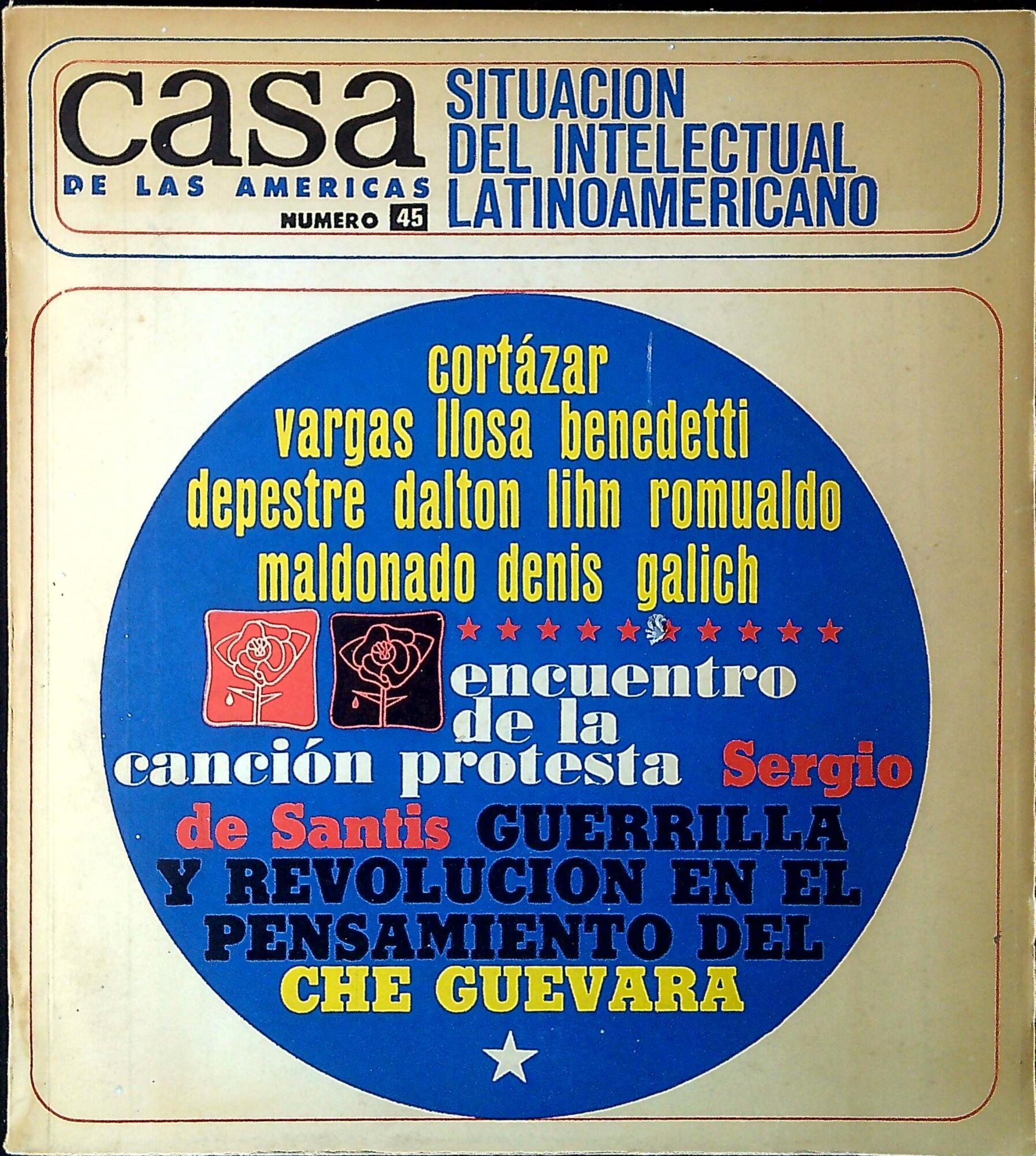 Casa de las americas n.45: Situacion del intellectual latinoamericano