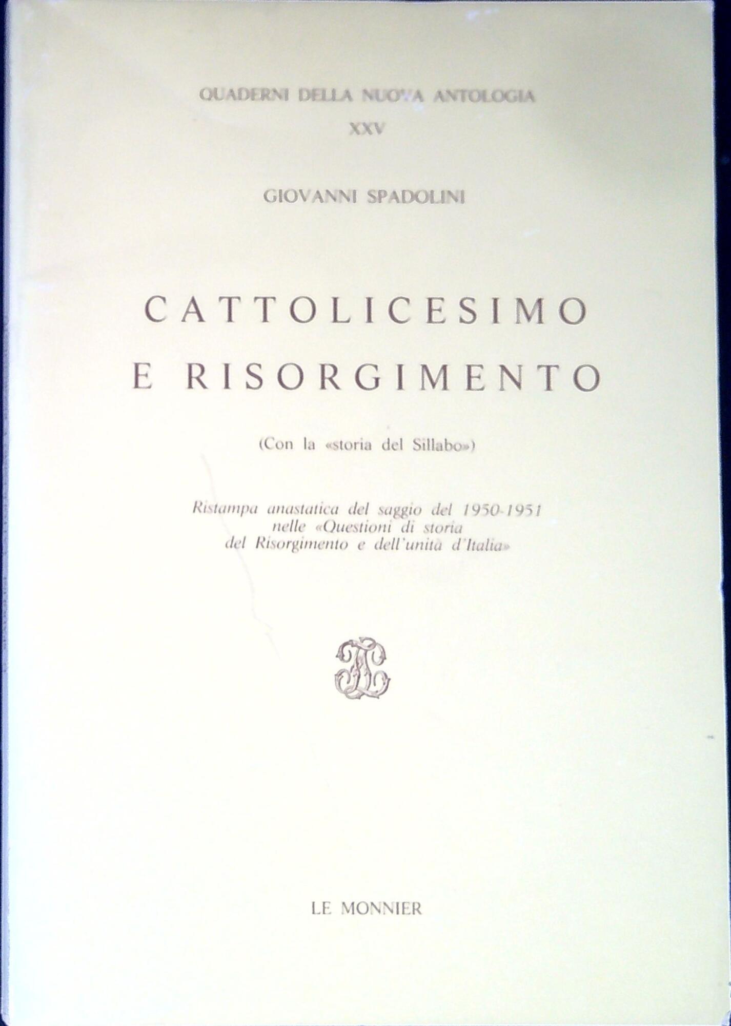 Cattolicesimo e Risorgimento