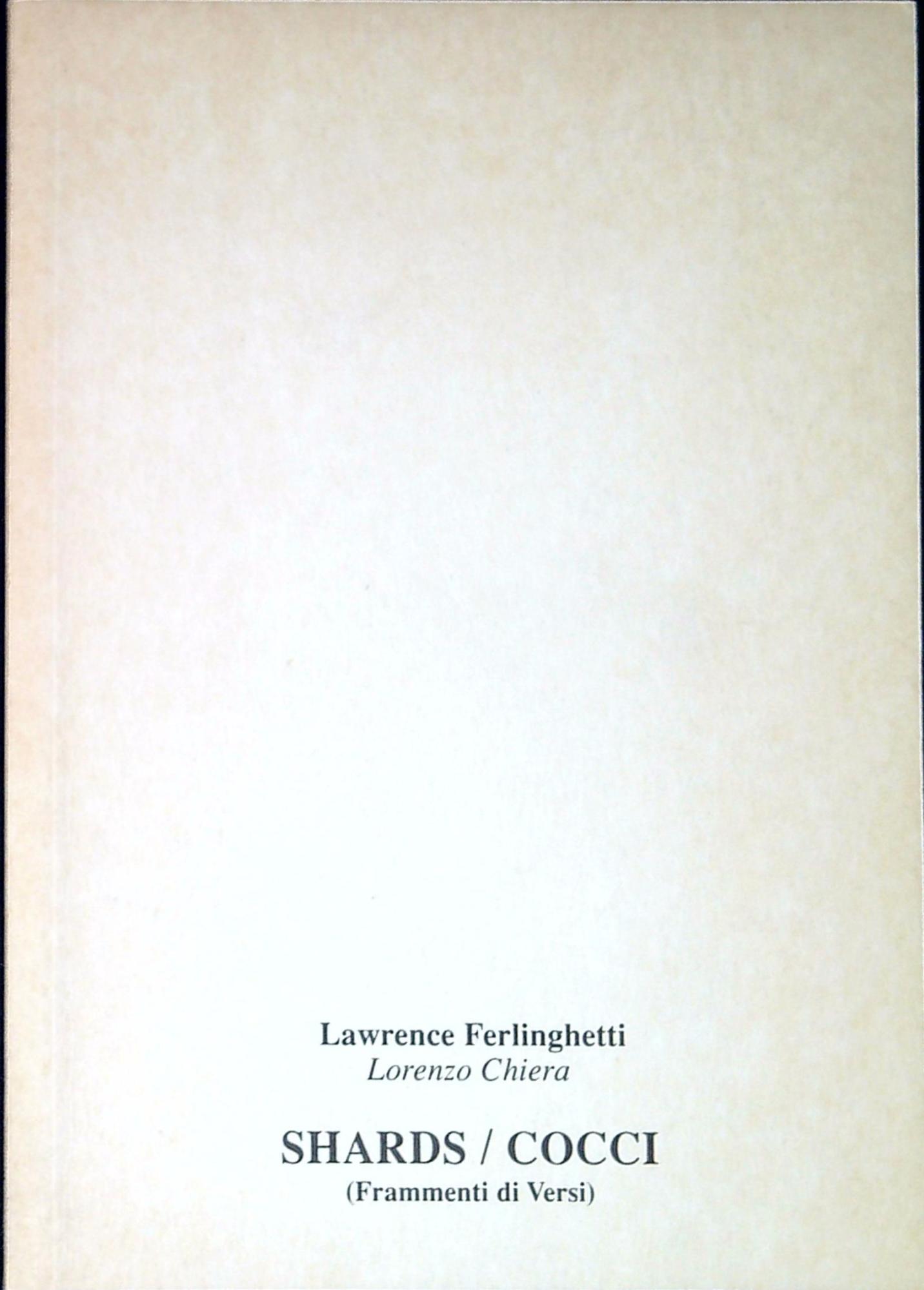 Cocci : frammenti di versi