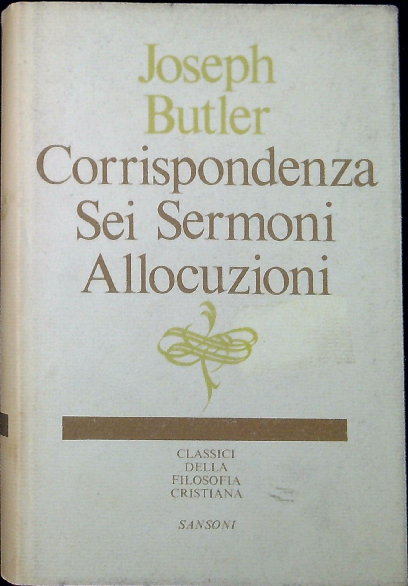 Corrispondenza sei sermoni allocuzione
