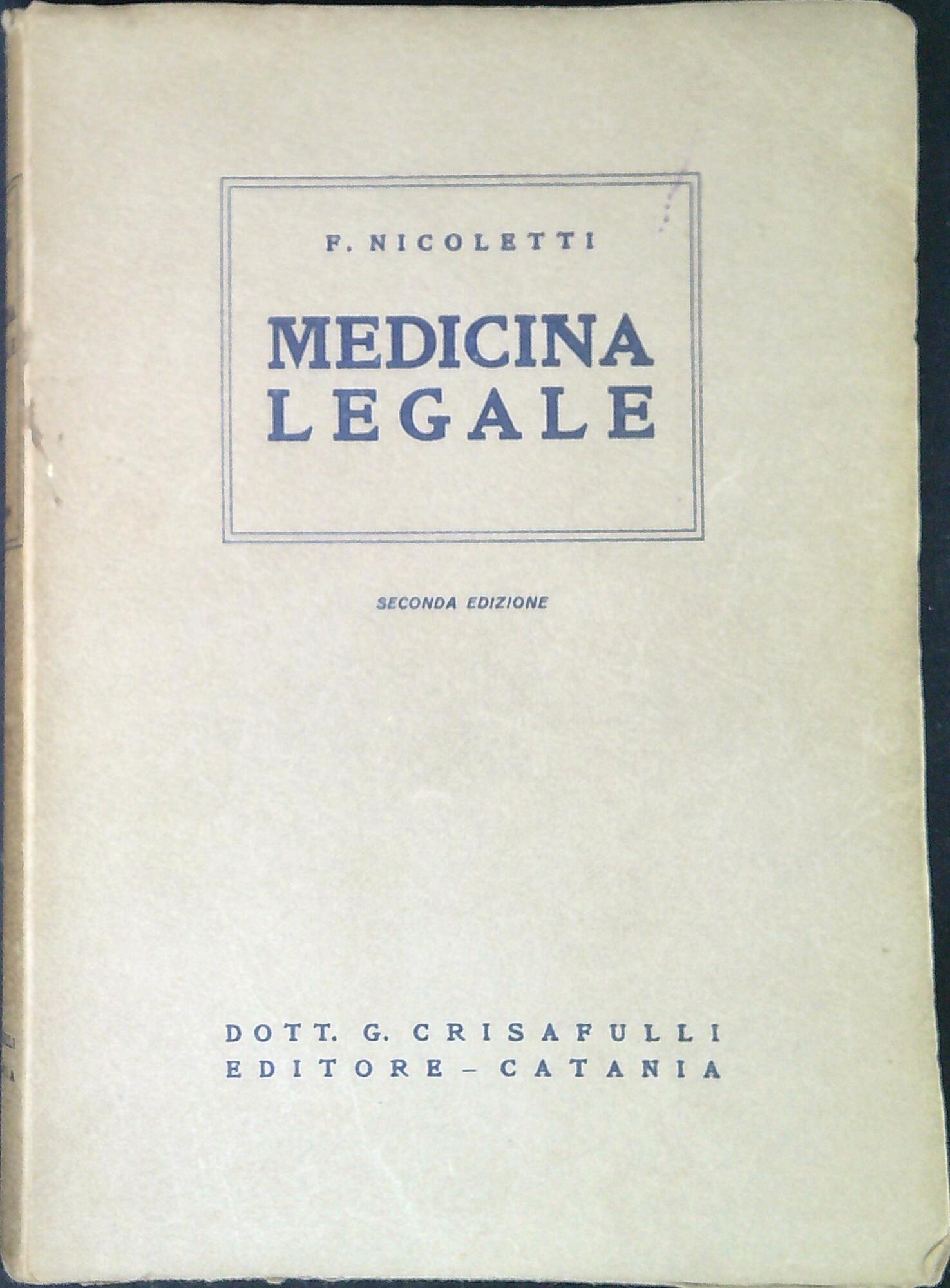 Corso di medicina legale