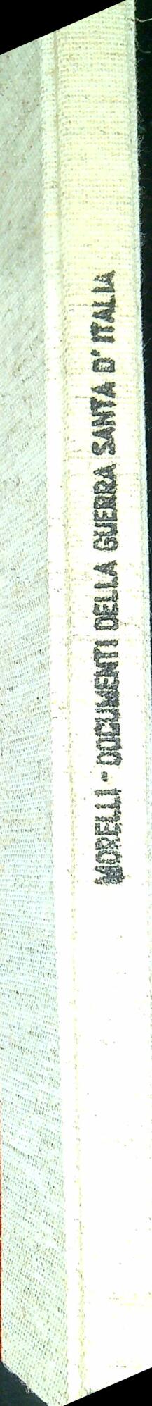 Documenti della guerra santa d'Italia