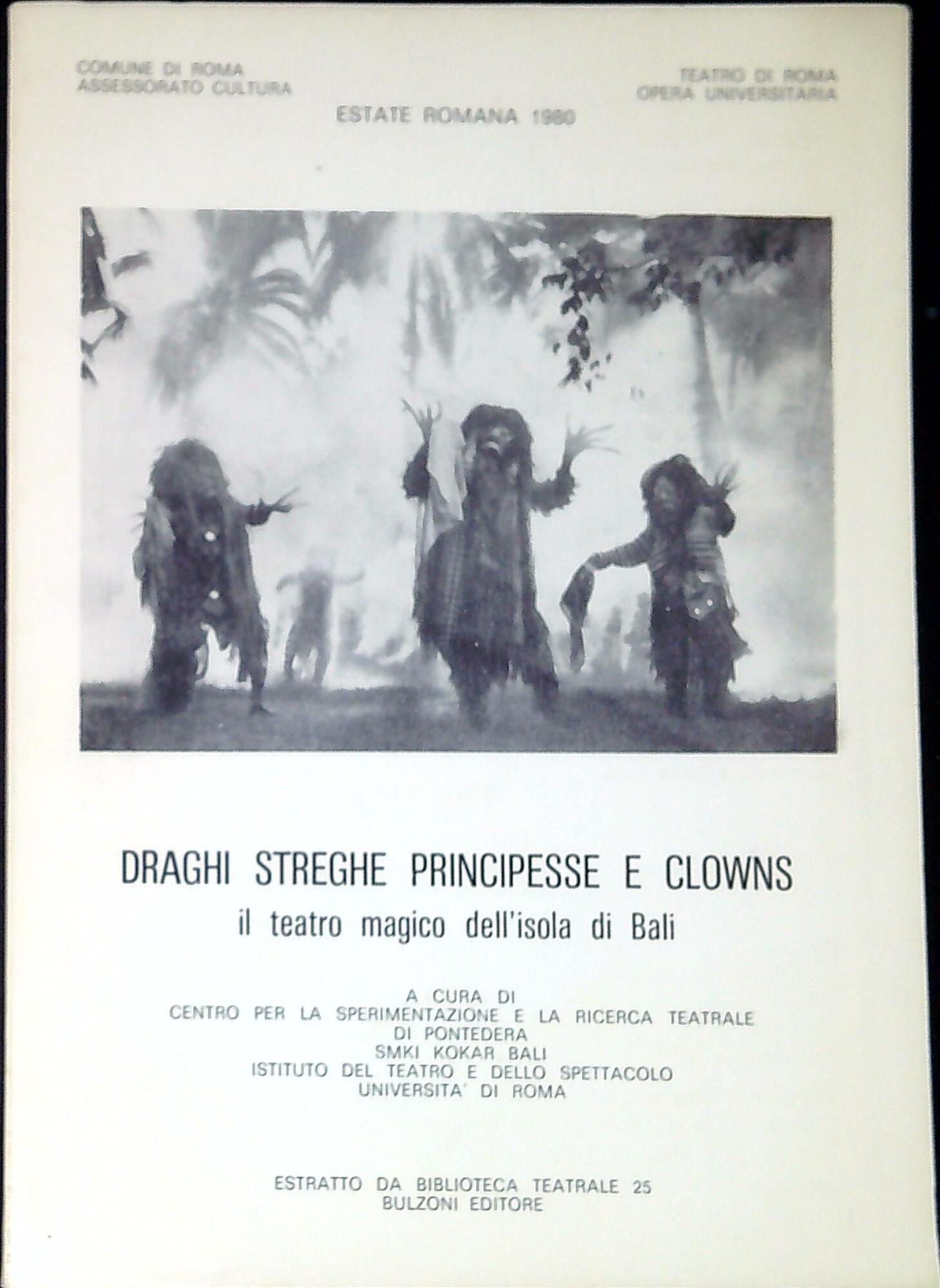 Draghi, streghe, principesse e clowns : il teatro magico dell'isola …