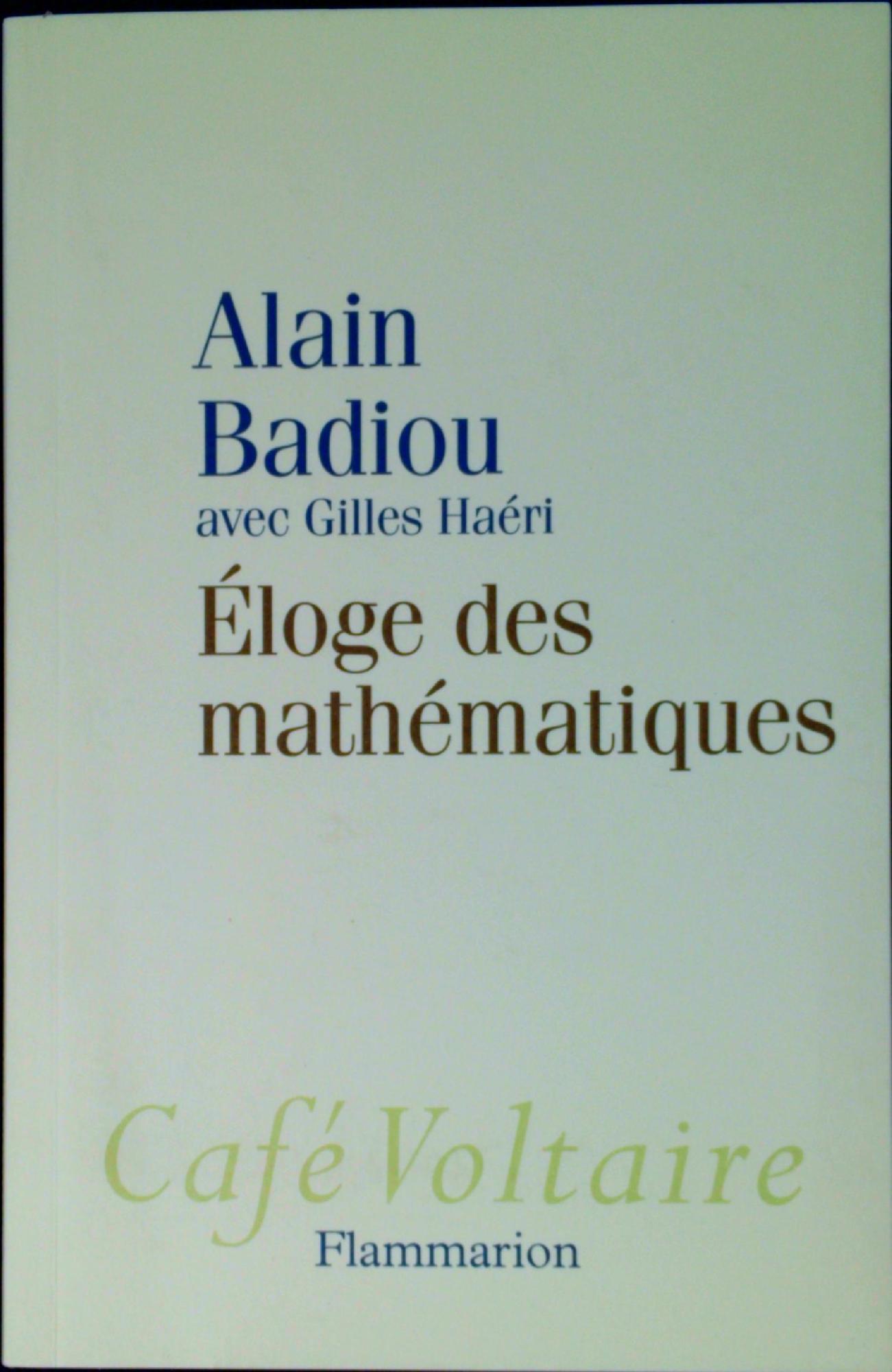 Eloge des mathematique
