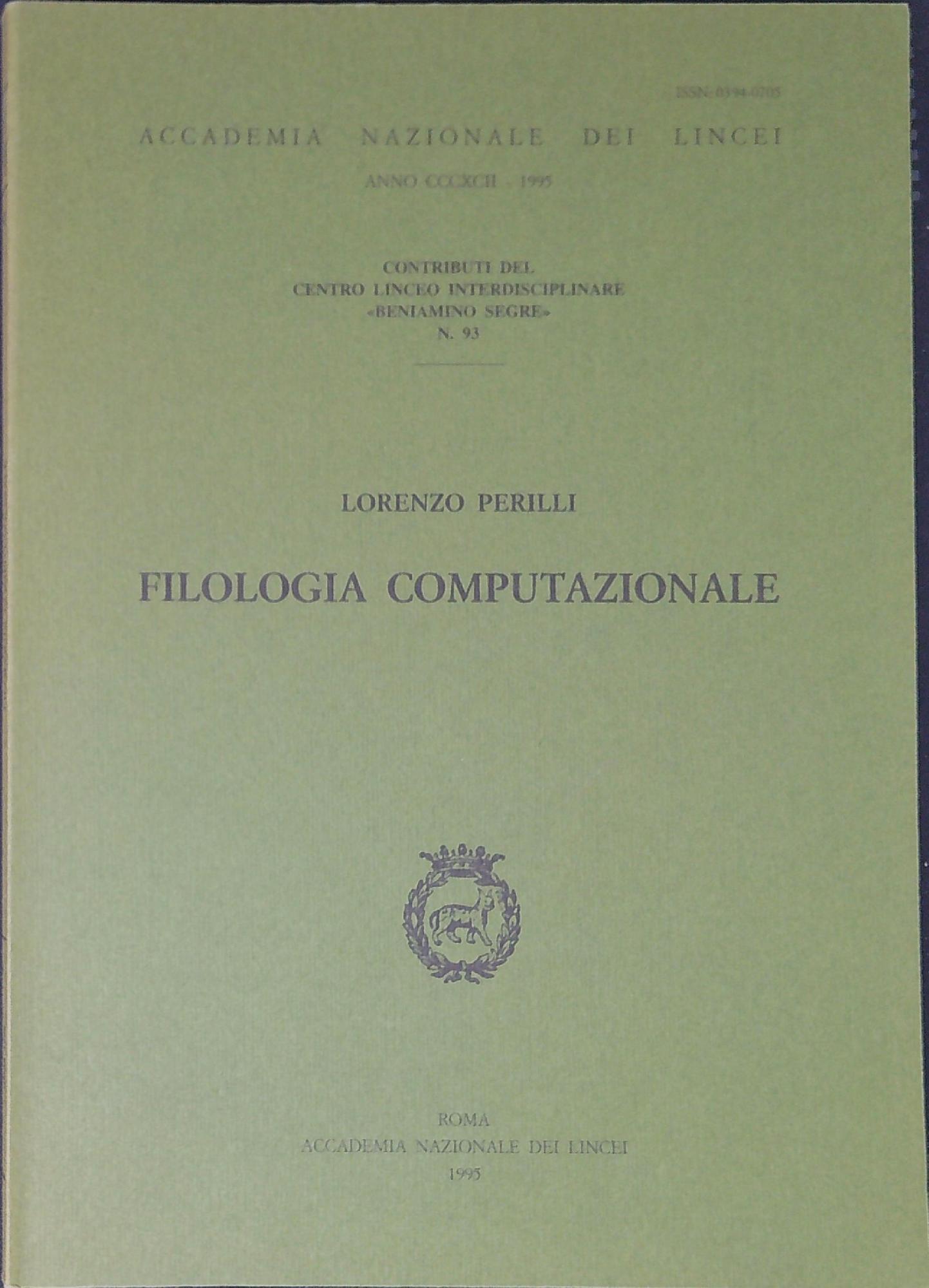 Filologia computazionale
