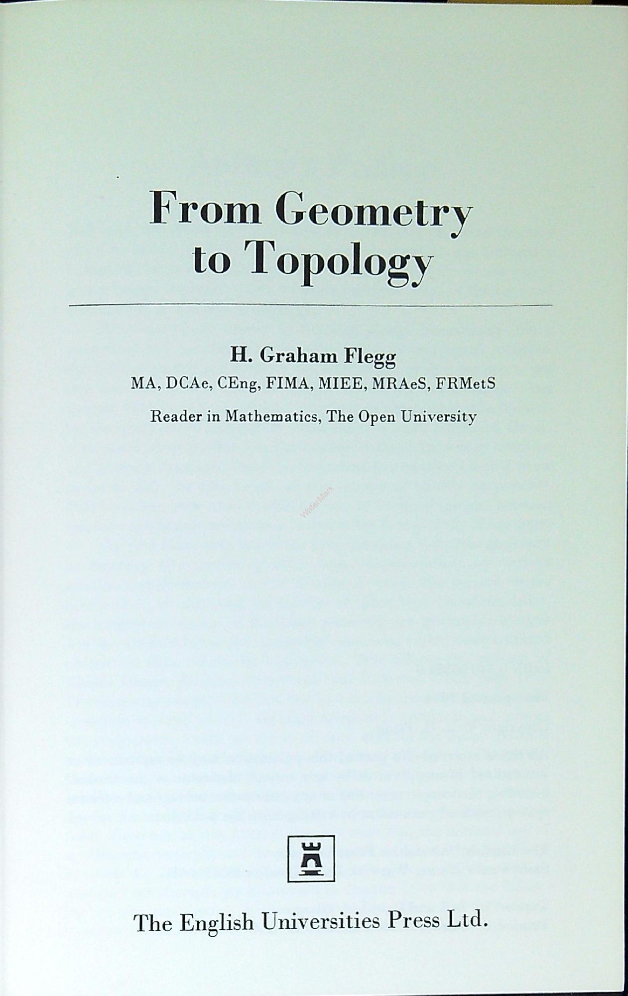 From geometry to topology