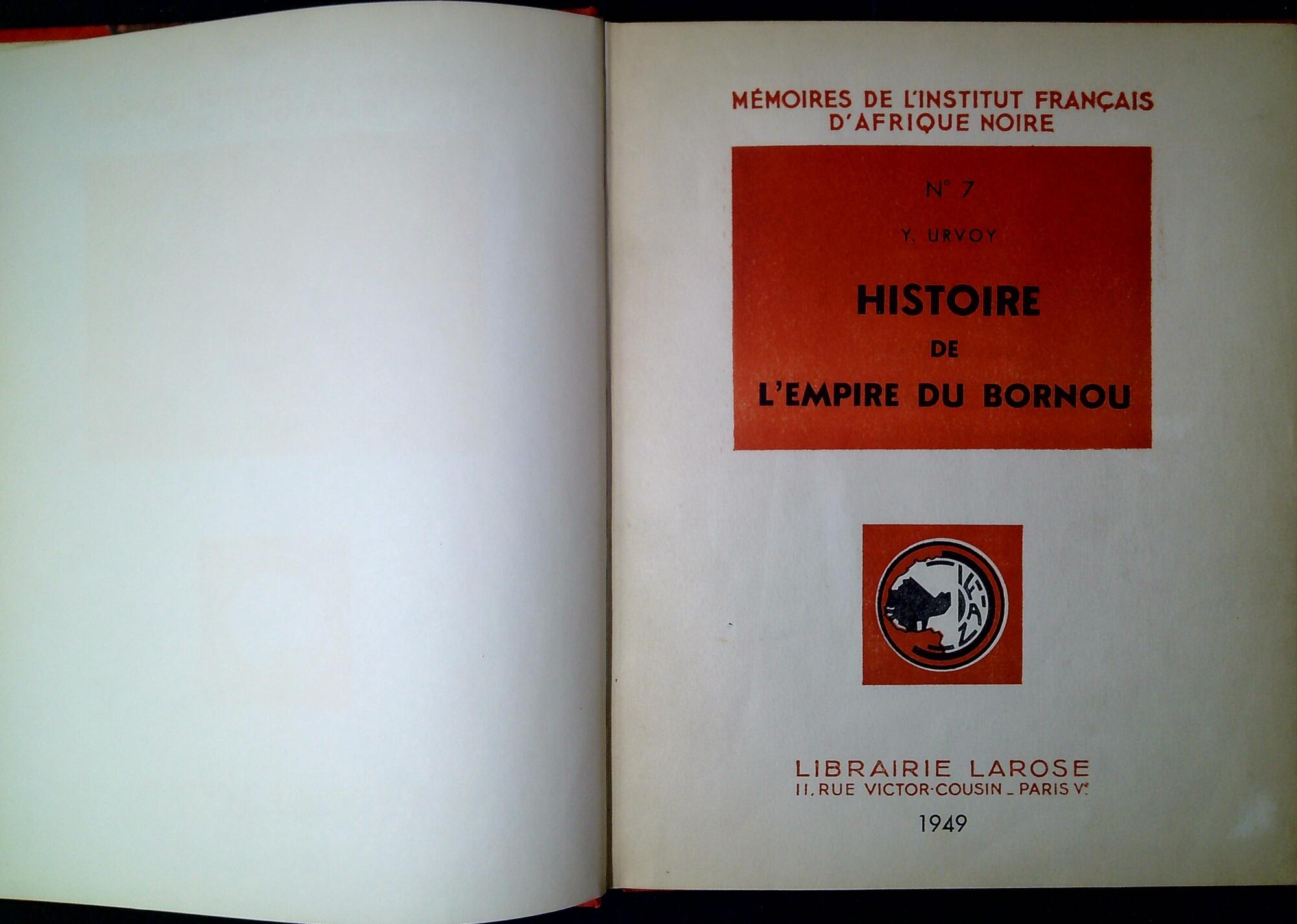 Histoire de l'empire du Bornou