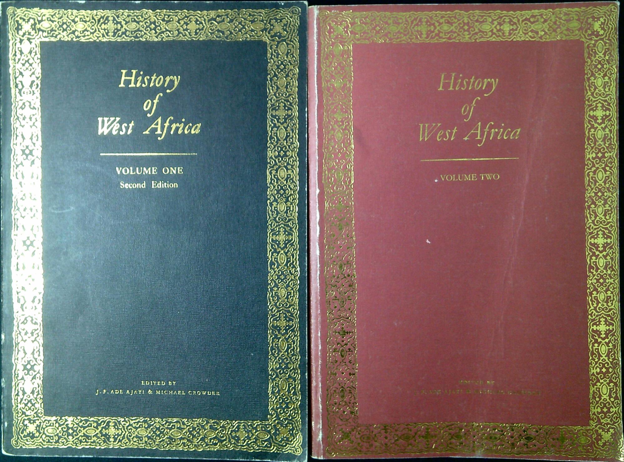 History of West Africa. Two volumes set