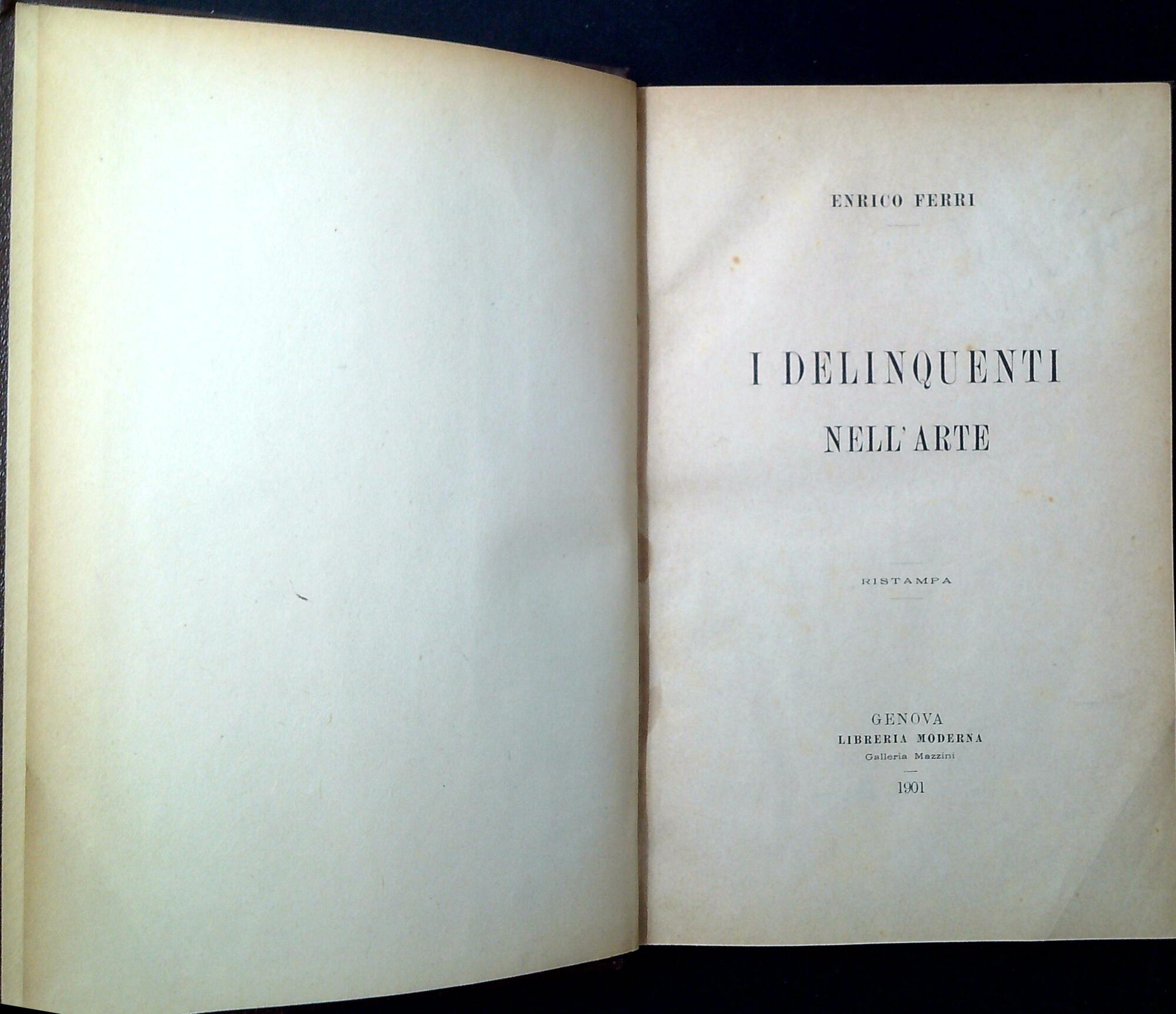 I delinquenti nell'arte