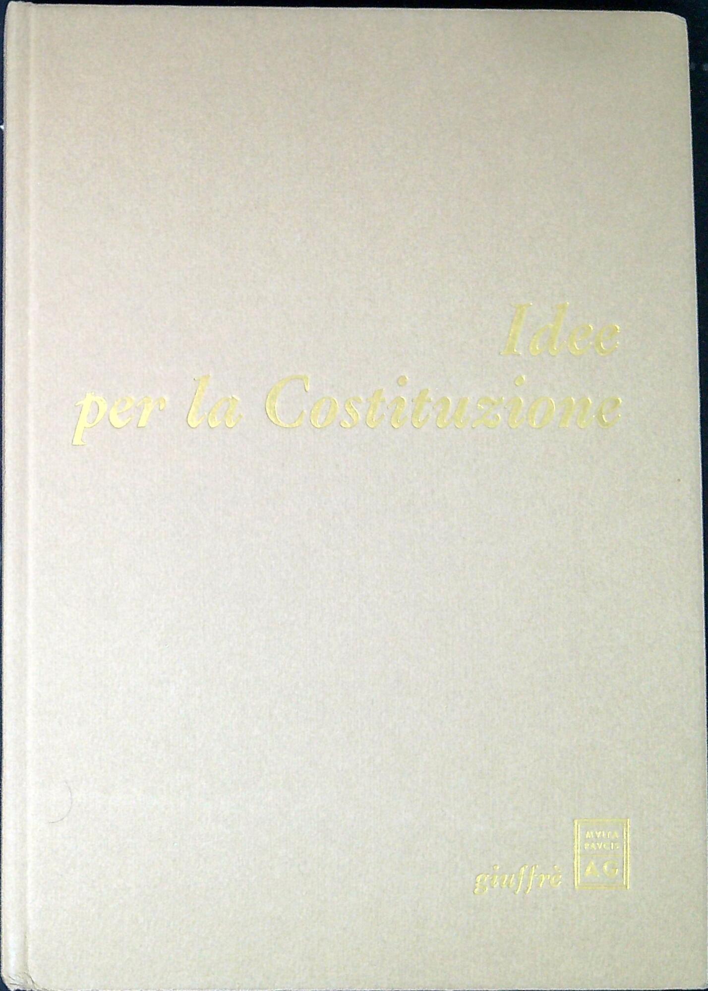 Idee per la Costituzione