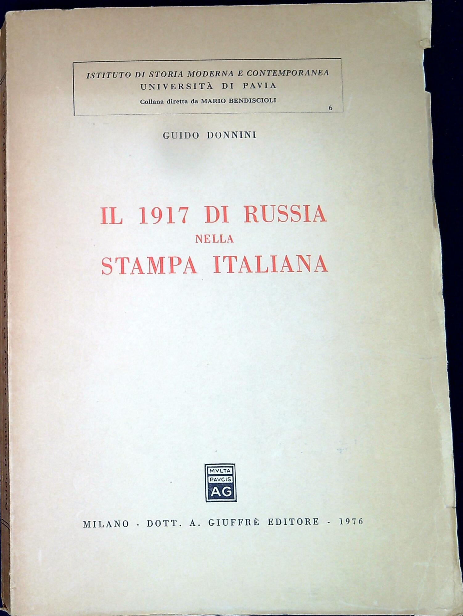 Il 1917 di Russia nella stampa italiana