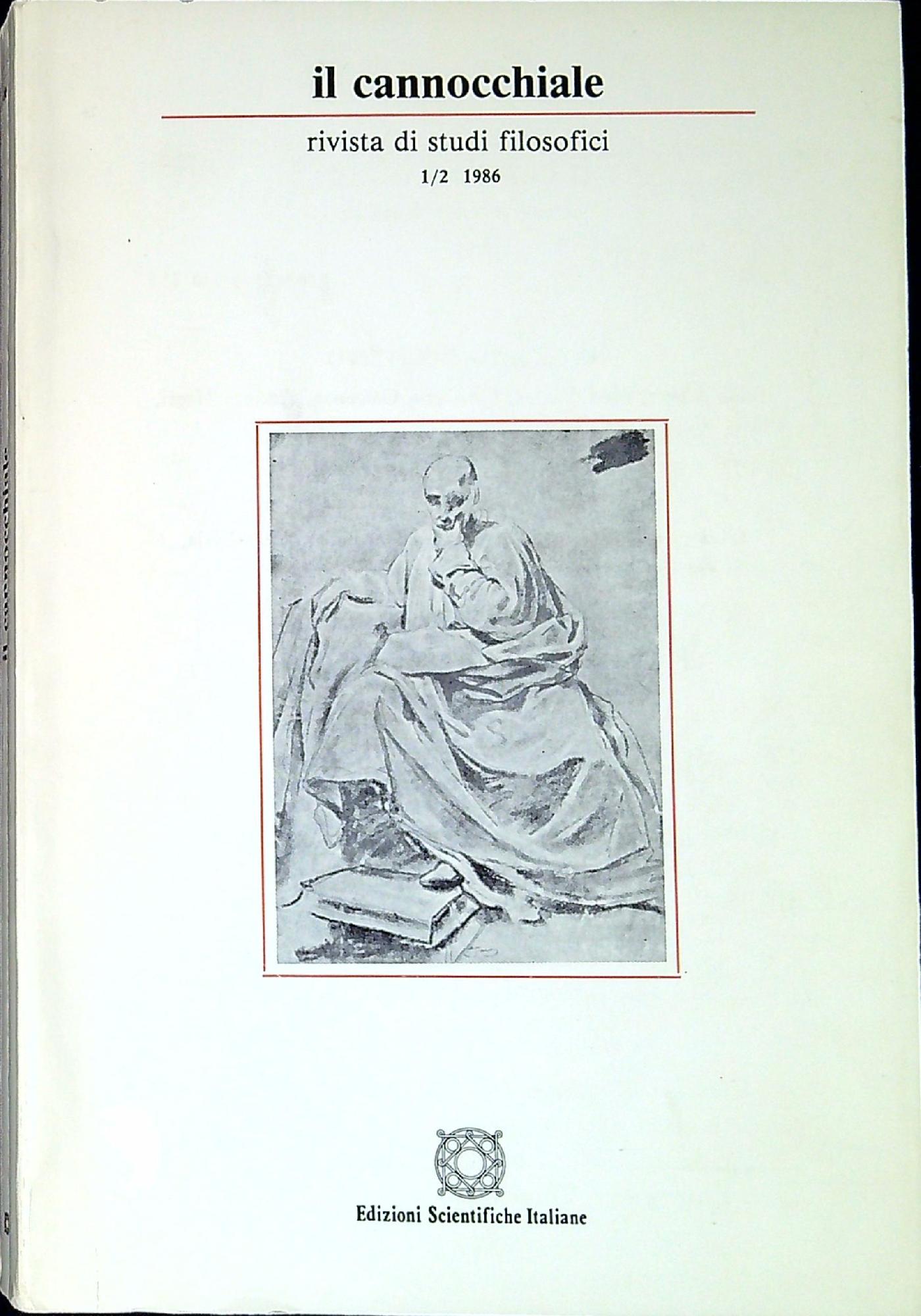 Il cannocchiale : rivista di studi filosofici N1/2 1986
