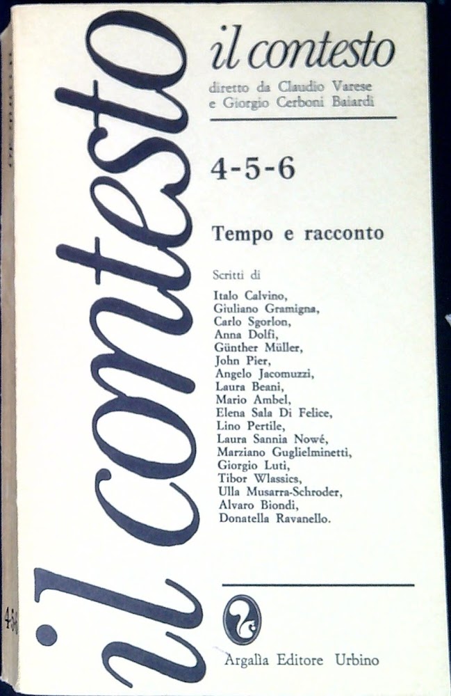 Il Contesto 4-5-6 Tempo e raccontp