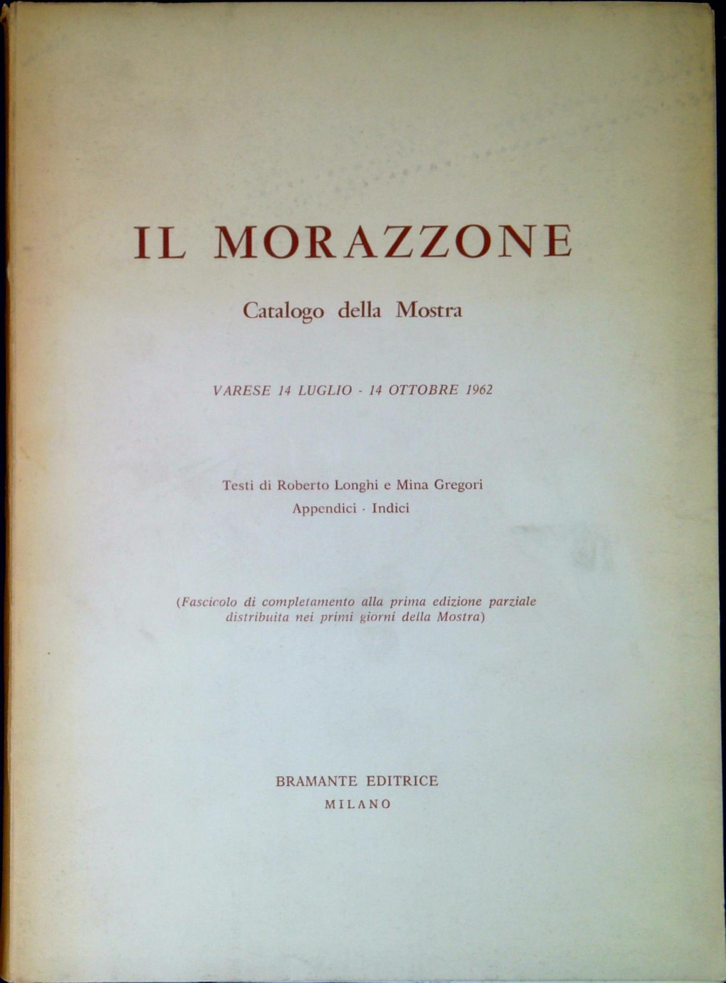 Il Morazzone : catalogo della Mostra : Varese, 14 luglio-14 …