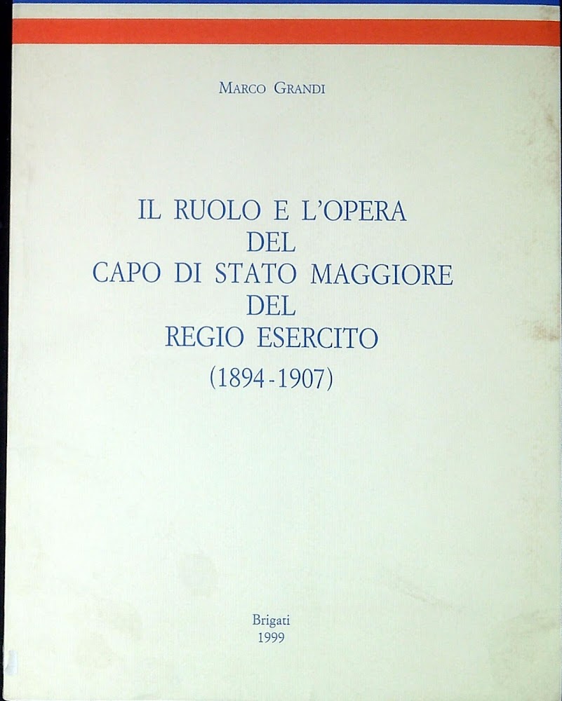 Il ruolo e l'opera del capo di stato maggiore del …