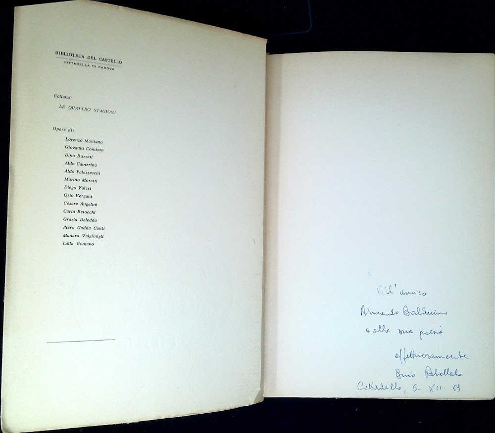 Il tempo finito : poesie 1954-1959