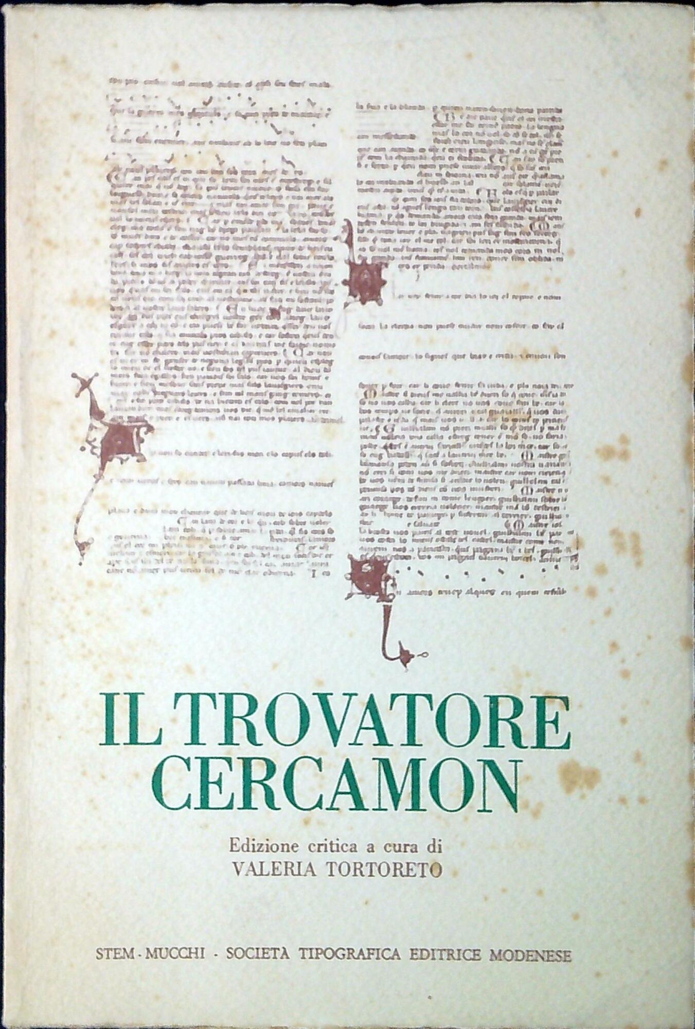 Il trovatore Cercamon