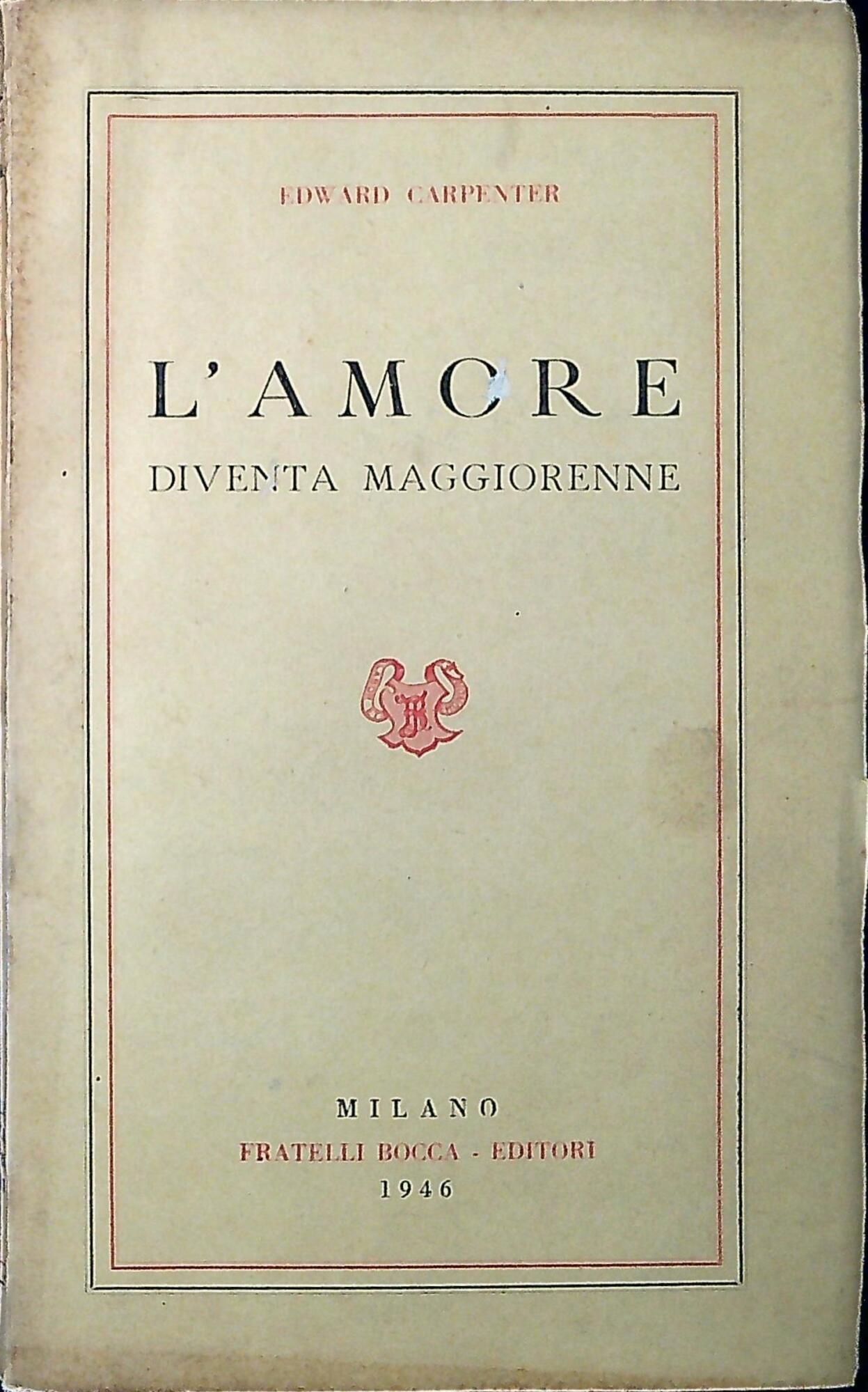 L'amore diventa maggiorenne