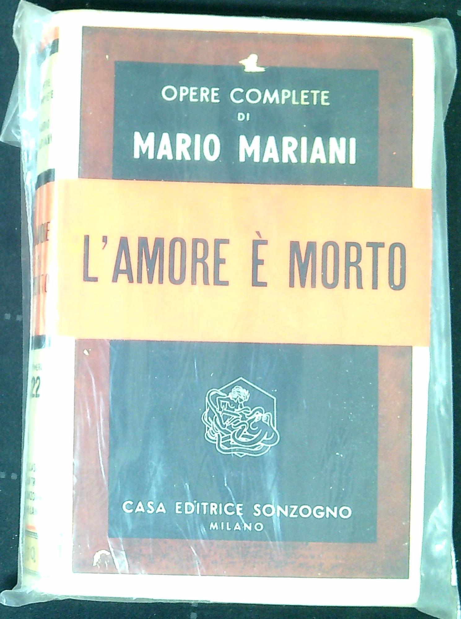 L'amore è morto