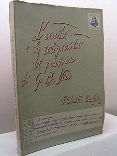 L'unità e la religiosità del pensiero di Giambattista Vico