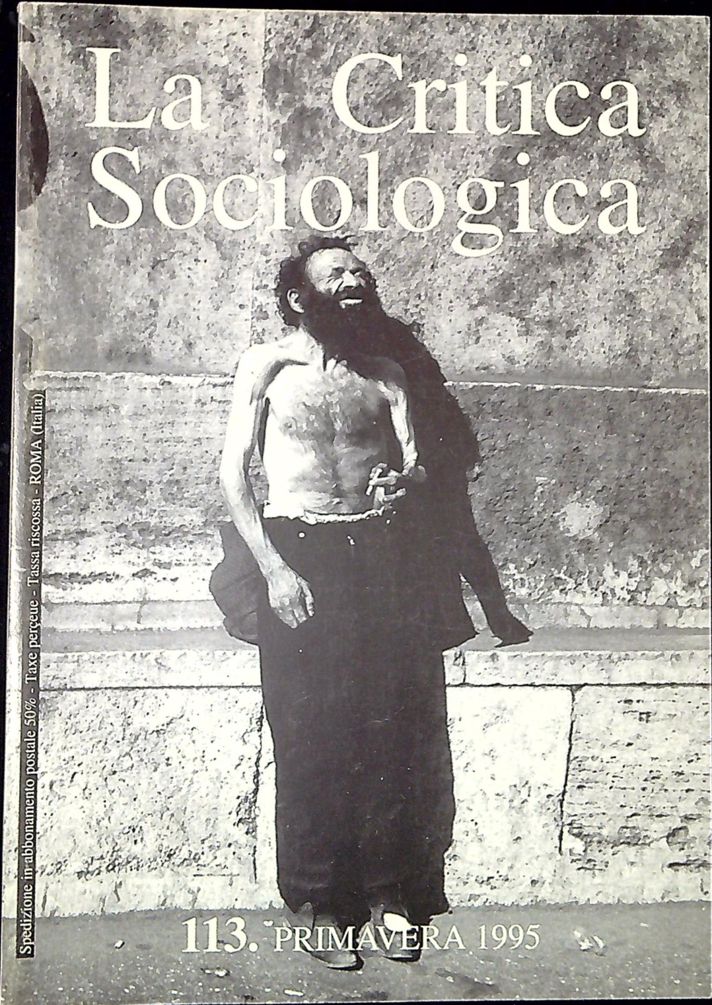 La critica sociologica n. 113