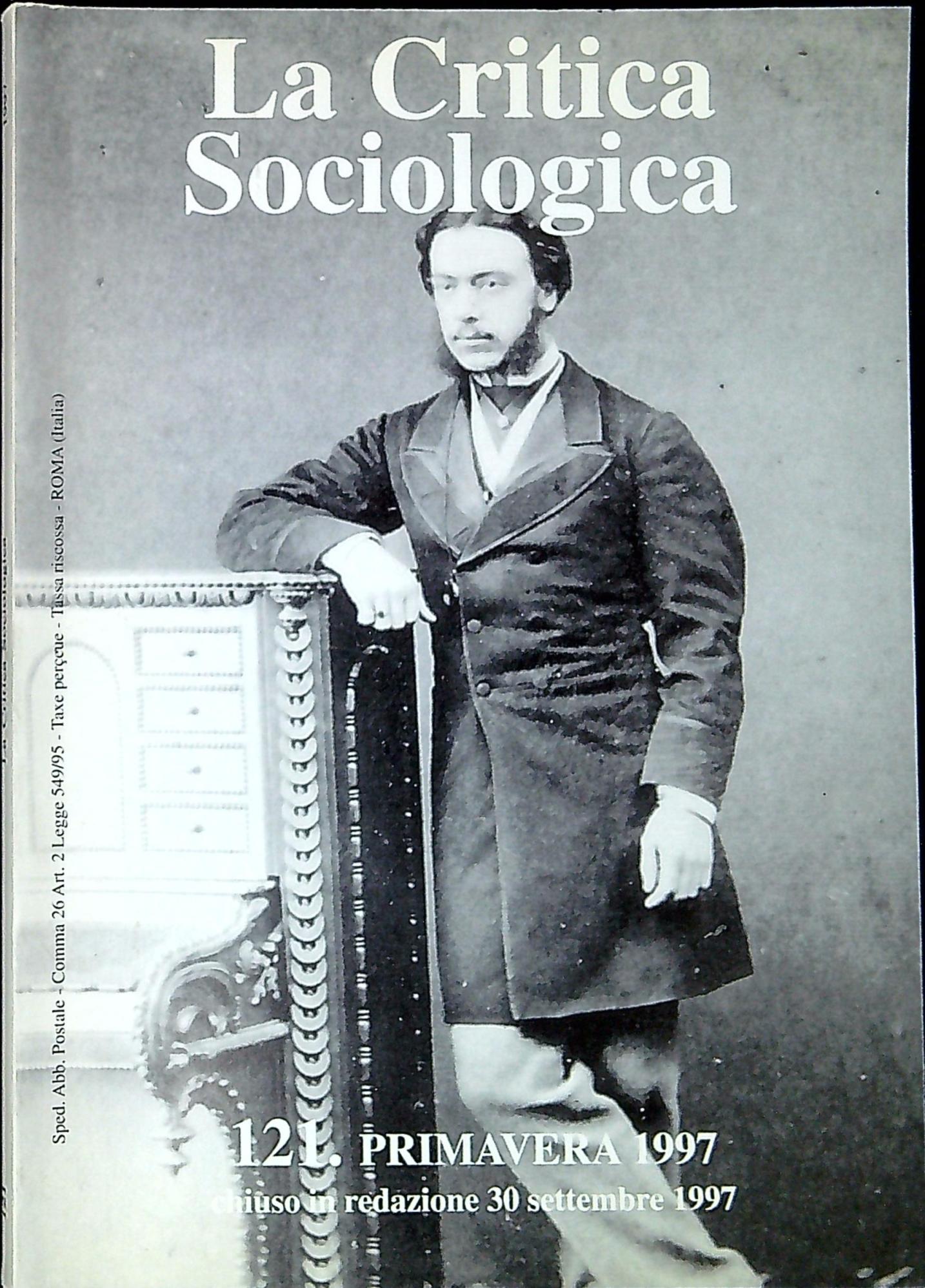 La critica sociologica n. 121