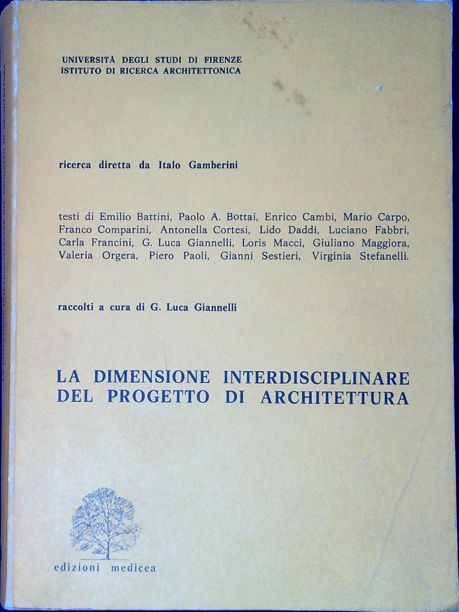 La dimensione interdisciplinare del progetto di architettura