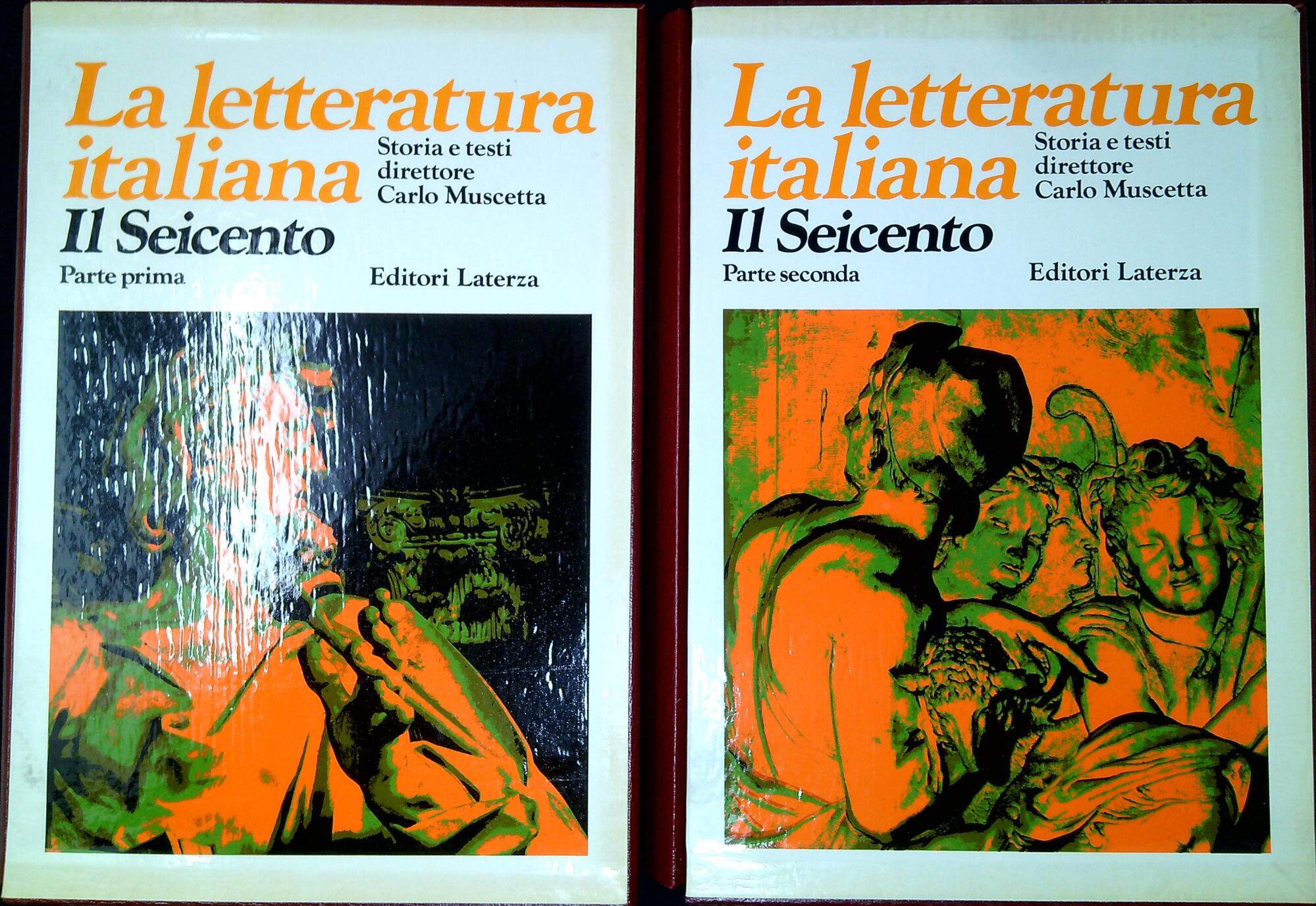 La letteratura italiana : storia e testi. Il Seicento, parte …