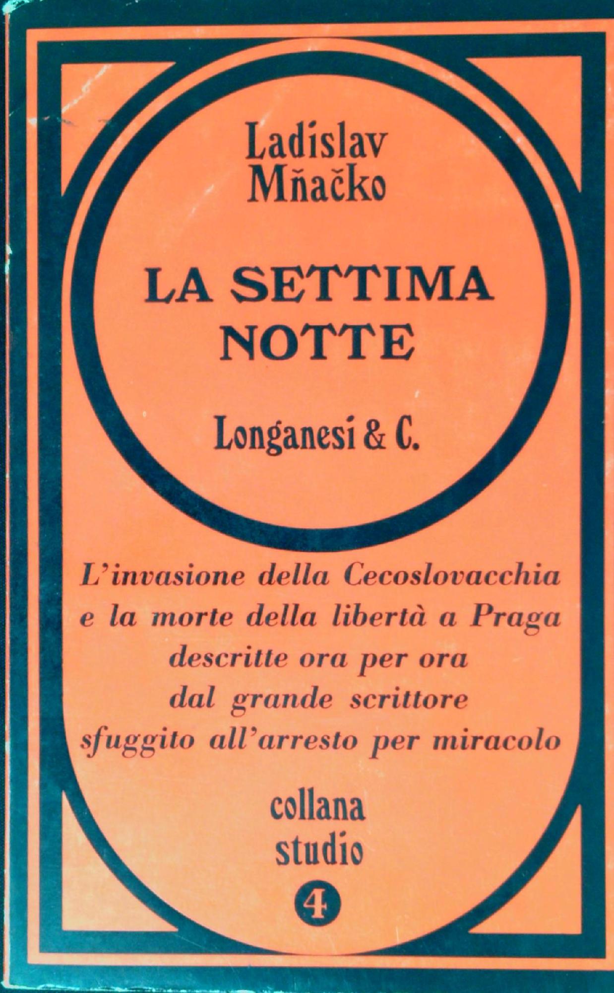 La settima notte L'invasione della Cecoslovacchia e la morte della …