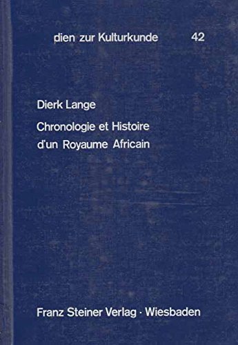 Le Diwan des sultans du [Kanem-] Bornu: Chronologie et histoire …