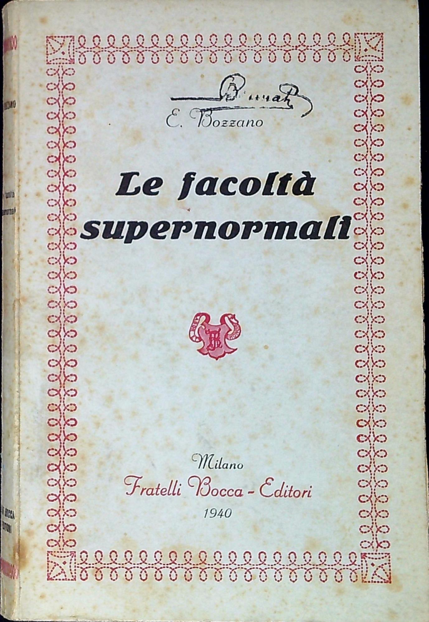 Le facoltà supernormali