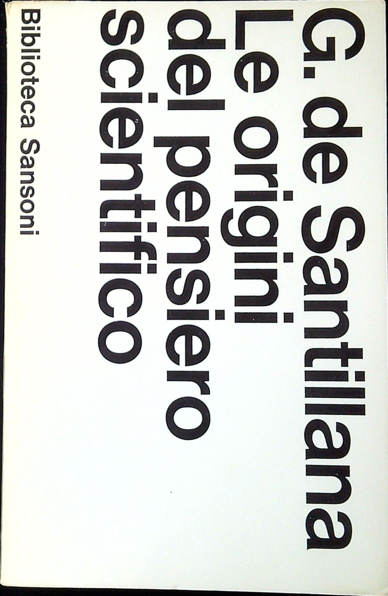 Le origini del pensiero scientifico