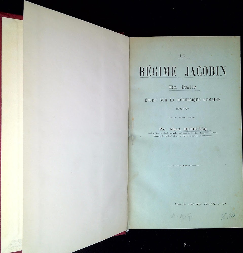 Le régime jacobin en Italie : étude sur la République …