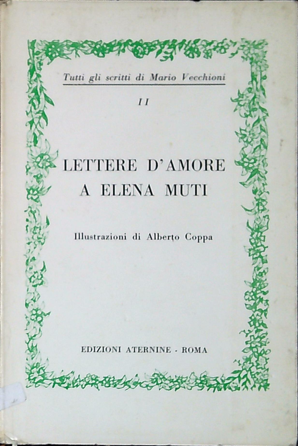 Lettere d'amore a Elena Muti
