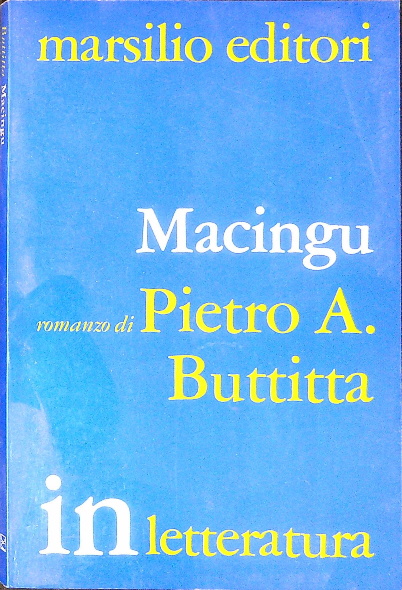 Macingu : un'ipotesi di romanzo