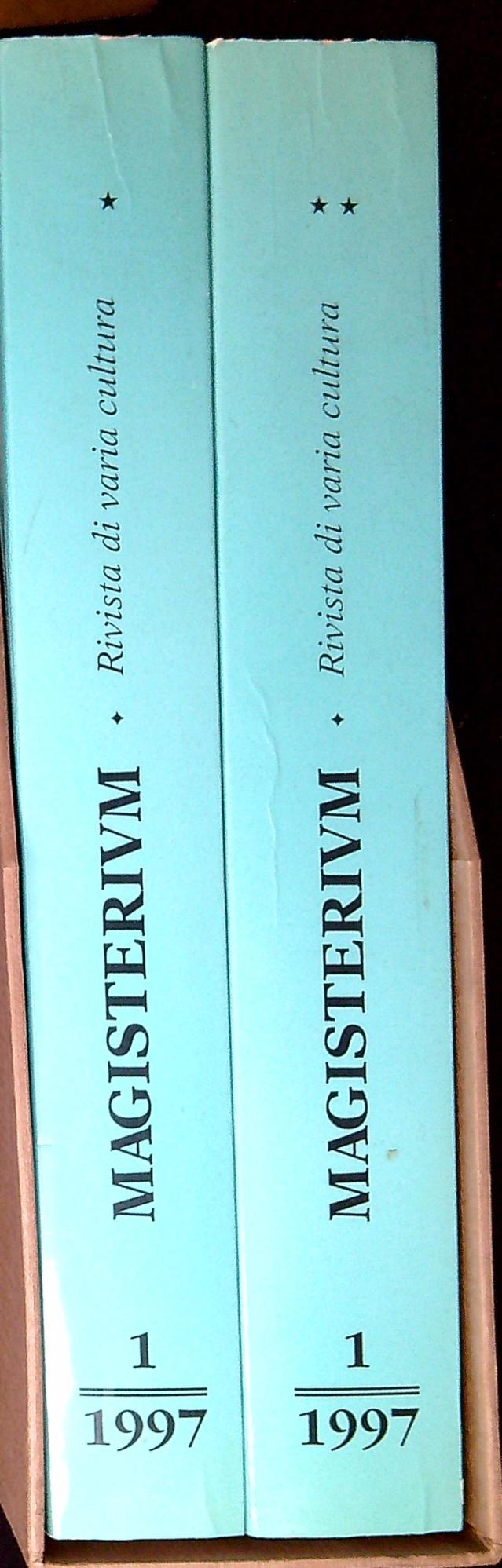 Magisterium : rivista di varia cultura