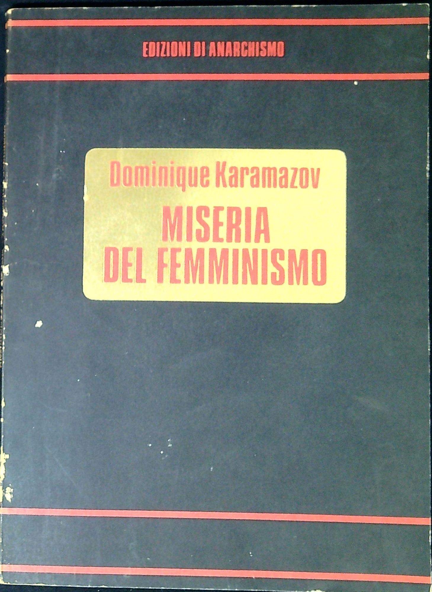Miseria del femminismo