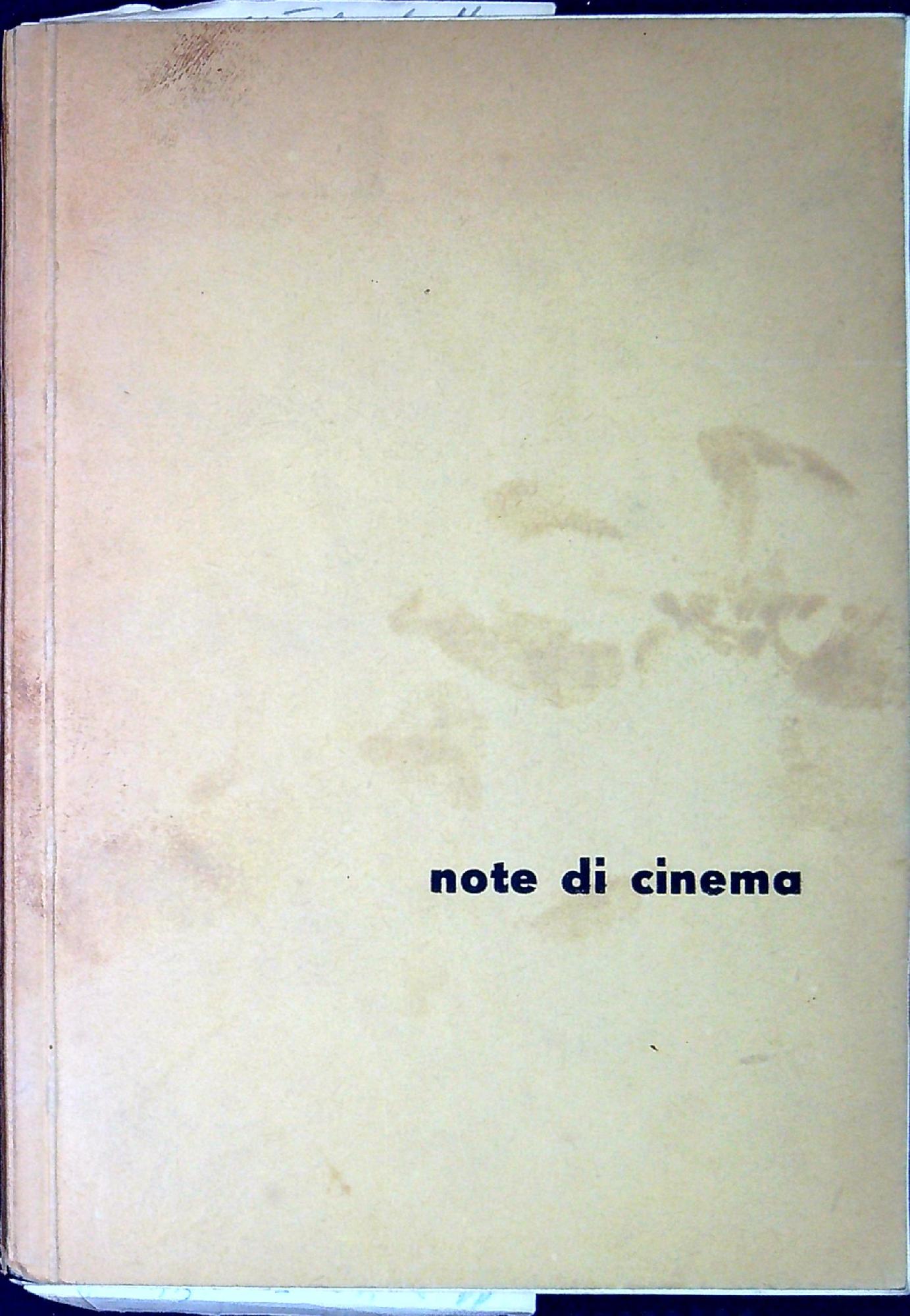 Note di cinema
