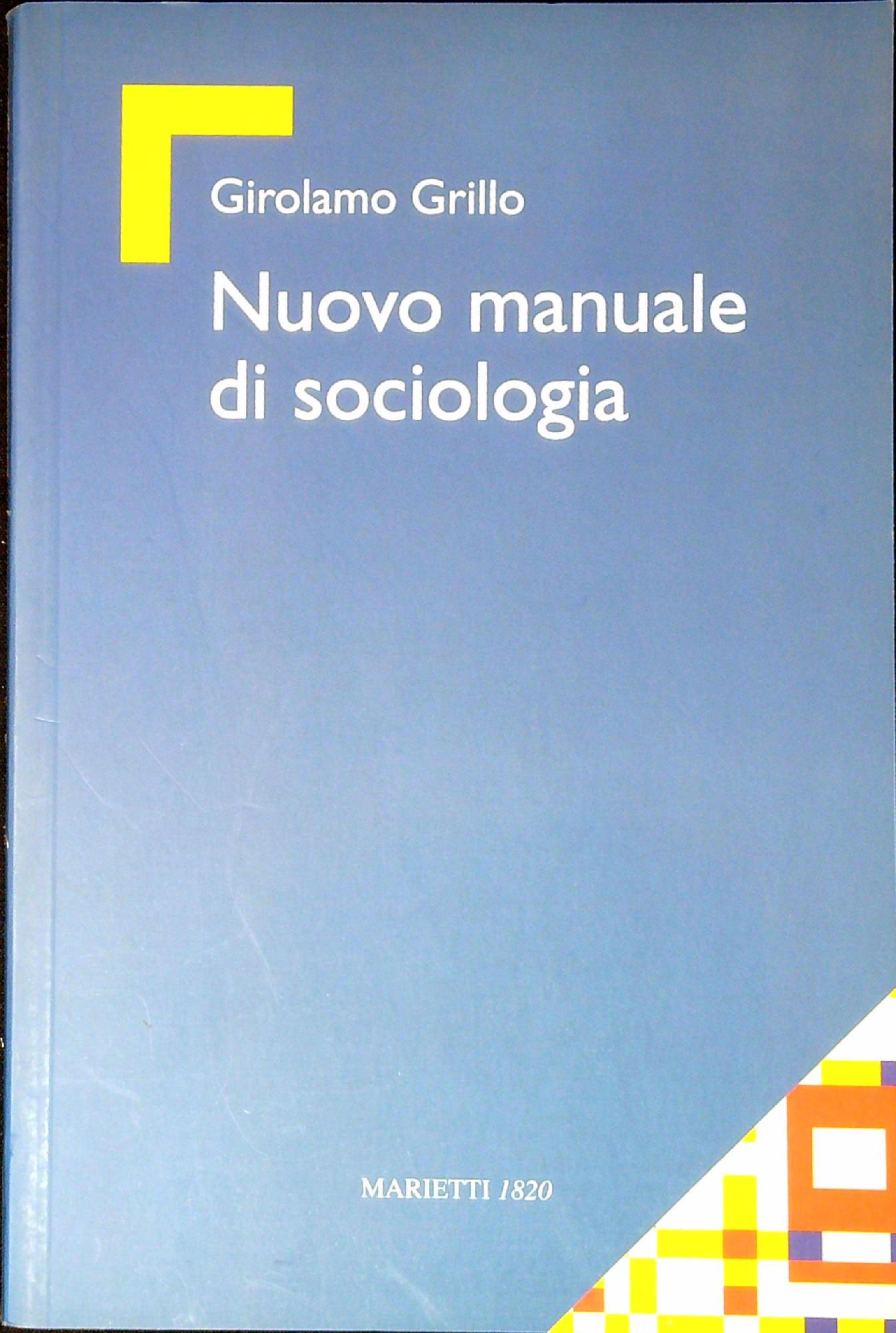 Nuovo manuale di sociologia