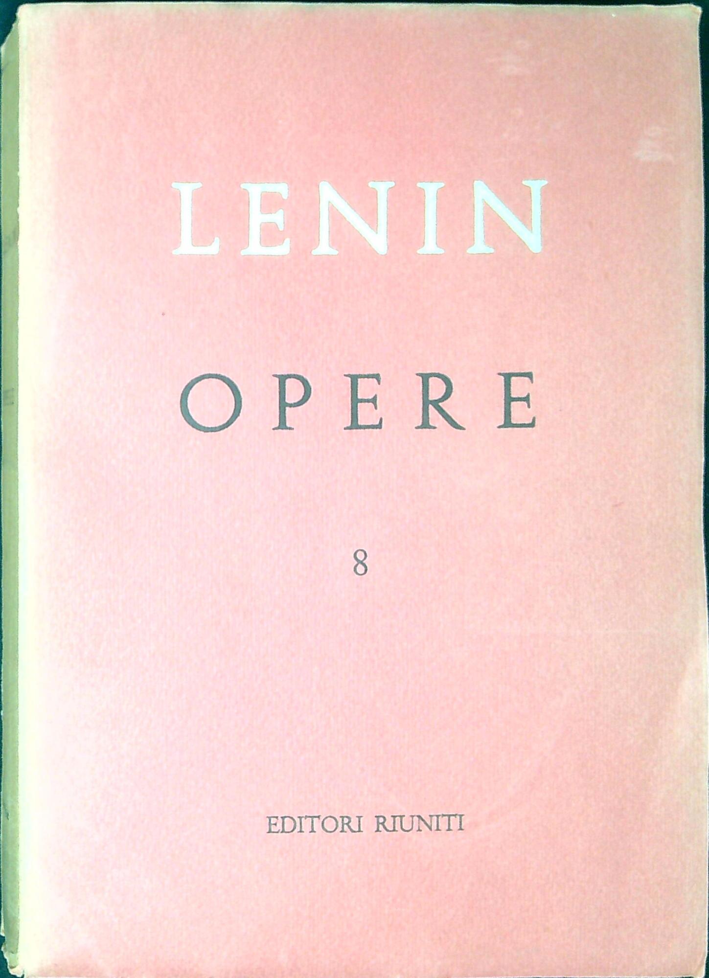 Opere complete vol. 8: Gennaio-luglio 1905