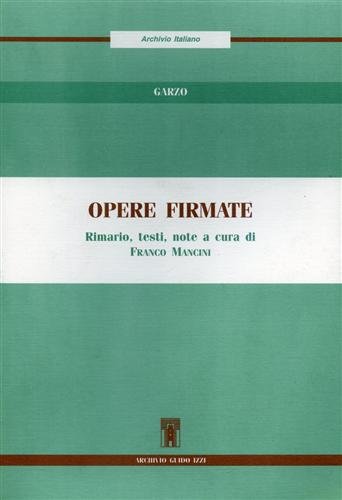 Opere firmate