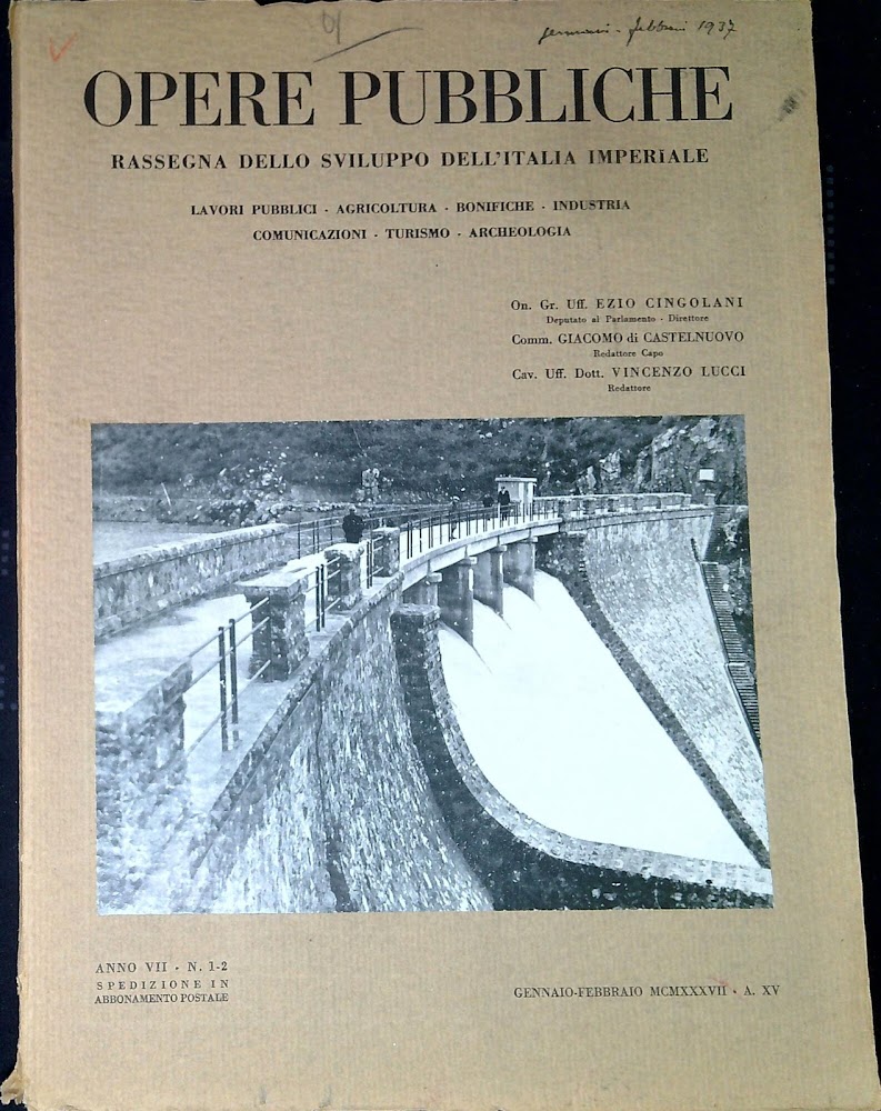 Opere pubbliche : rassegna dello sviluppo dell'Italia imperiale n. 1-2 …