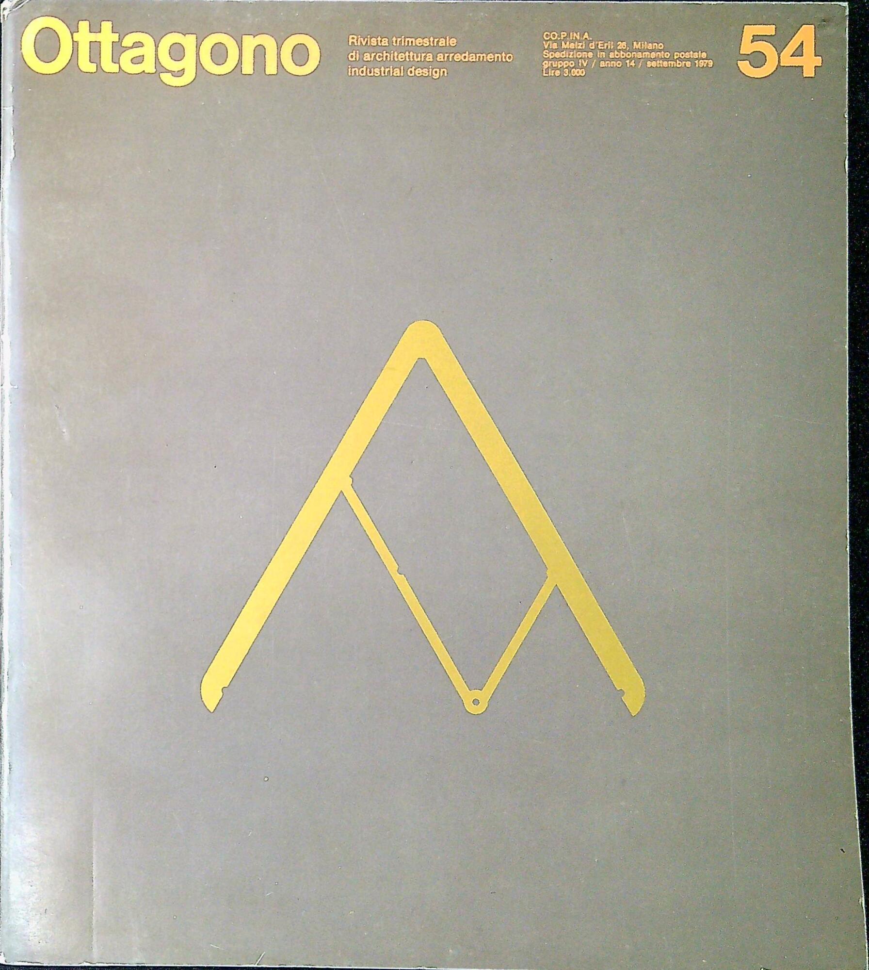 Ottagono : rivista trimestrale di architettura N.54 Settembre 1979
