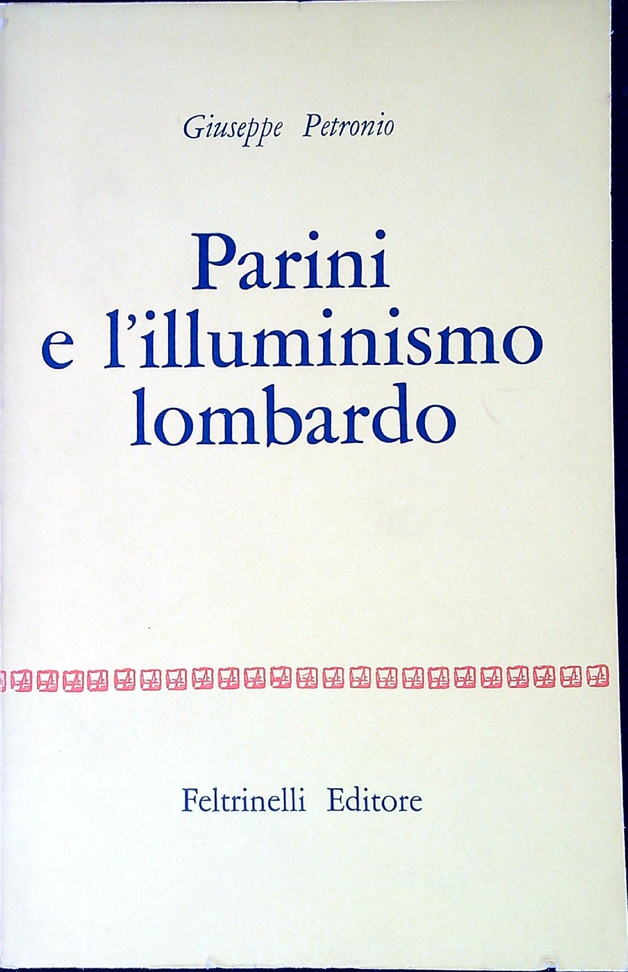 Parini e L'Illuminismo lombardo