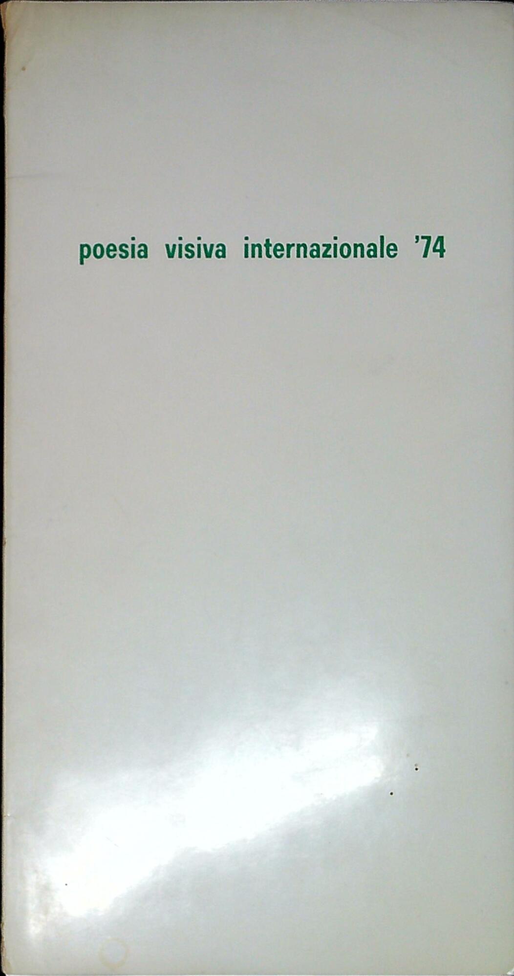 Poesia visiva internazionale '74
