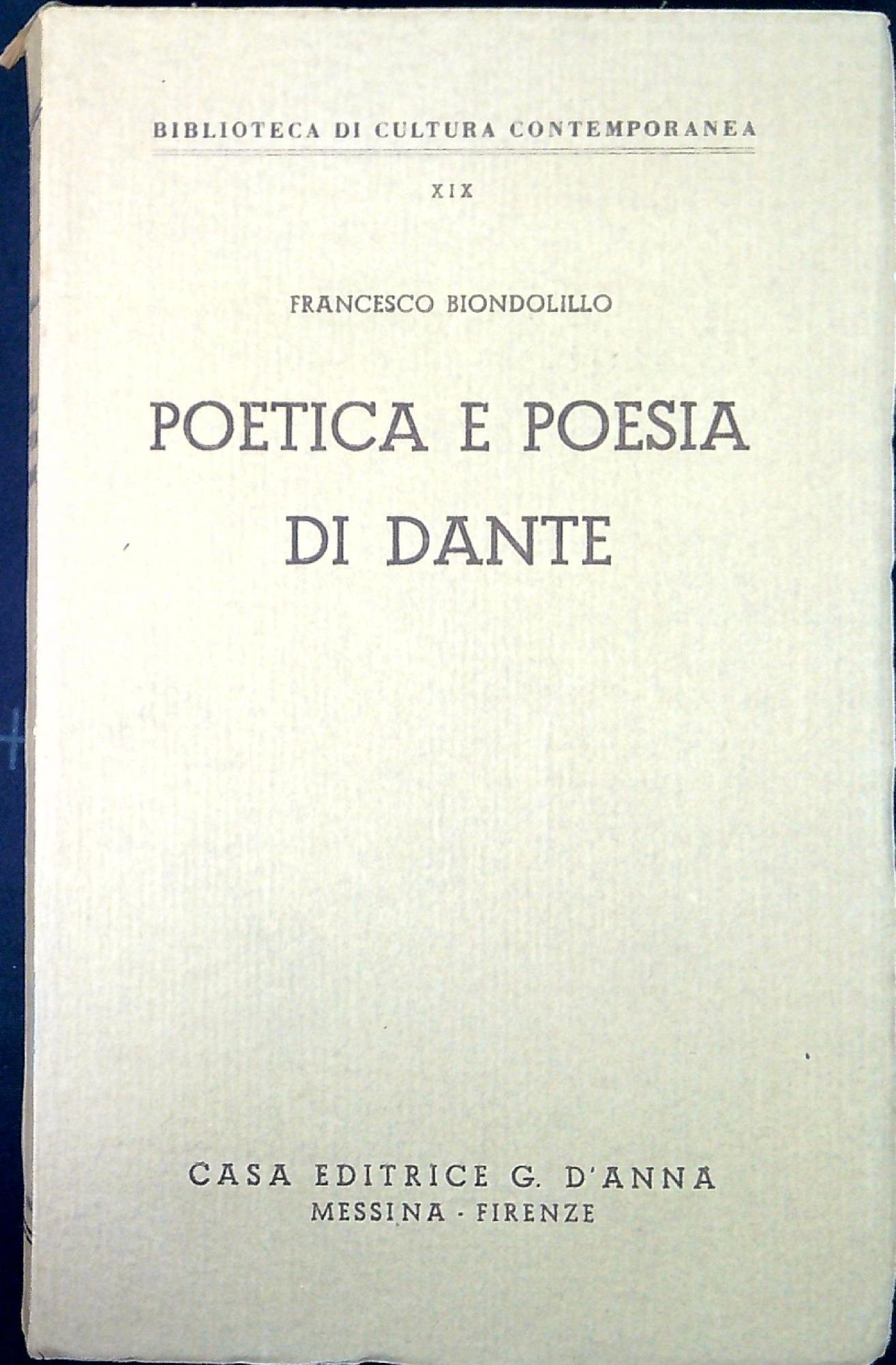 Poetica e poesia di Dante