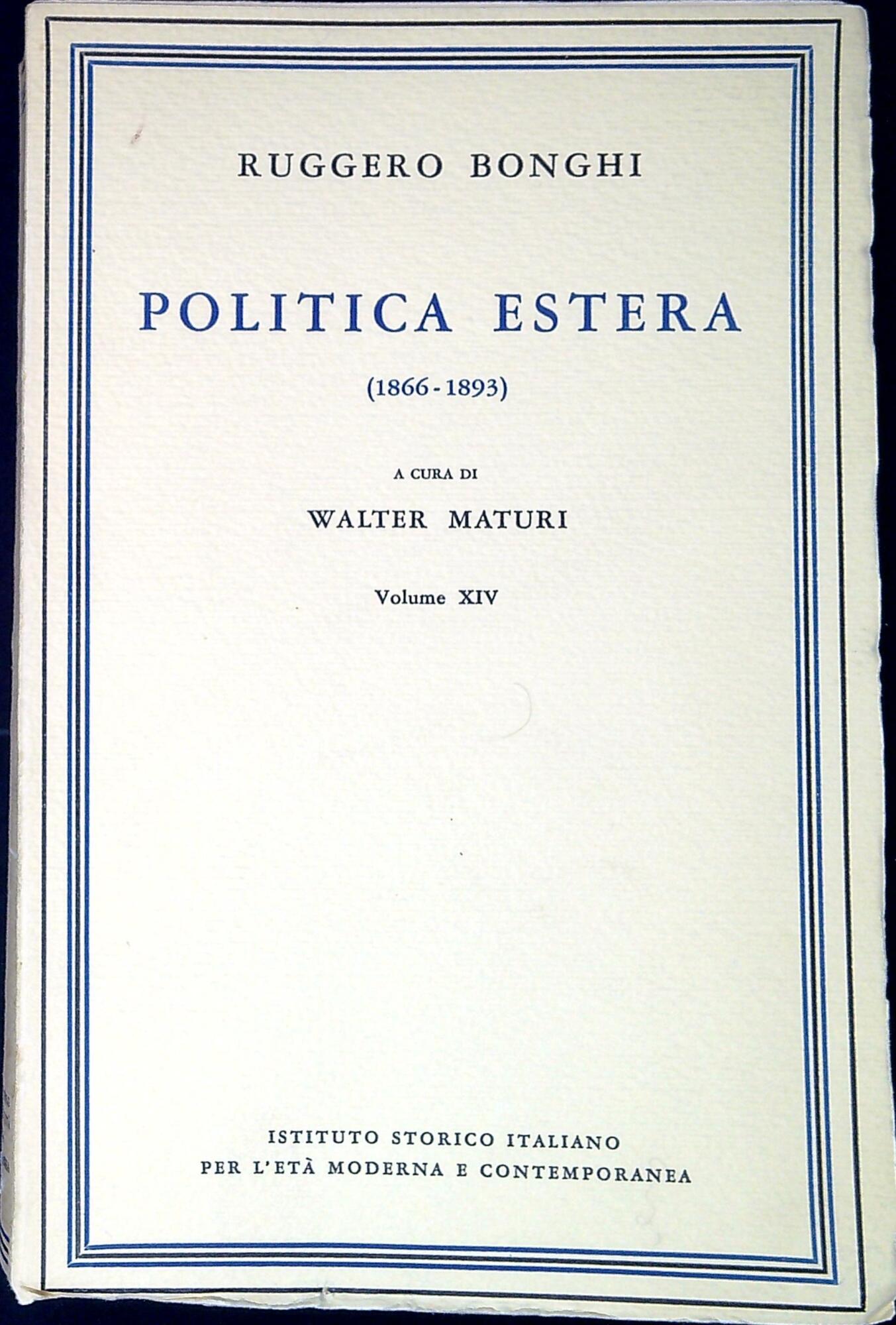 Politica estera : 1866-1893